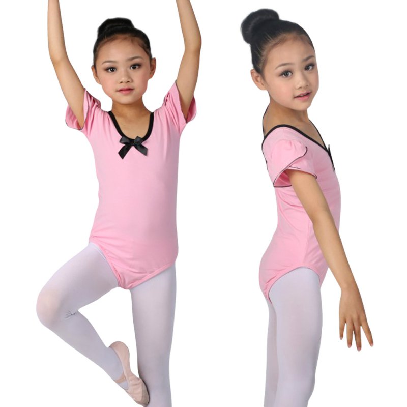 48 Aged Girl Slim Bodysuit Ballet Dance Dress Kids Gymnastics Leotards